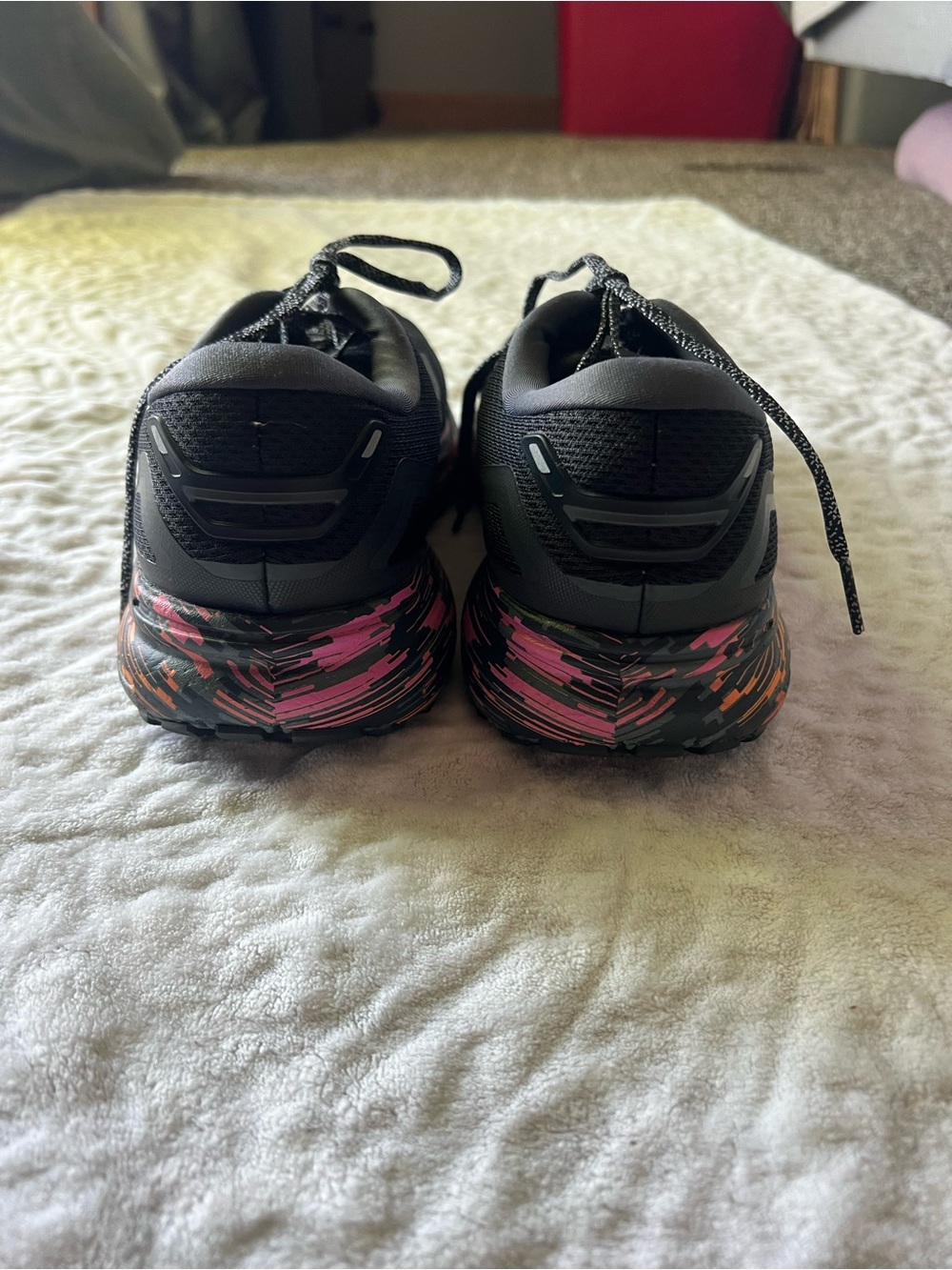 SOLD Brooks Ghost 15 Women’s Black Phlox Oriole Running Shoes | Size 11 - Picture 7 of 8